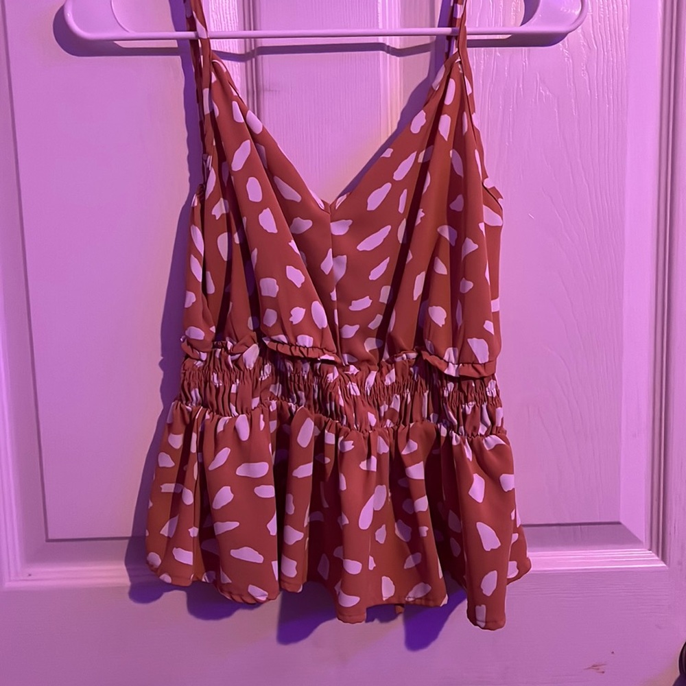 Glam medium orange shirt.
